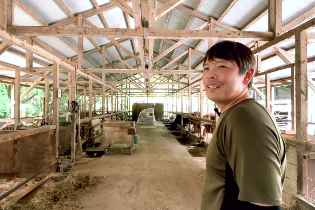 土佐あかうし生産者 秋山さんの横顔｜高知県長岡郡本山町